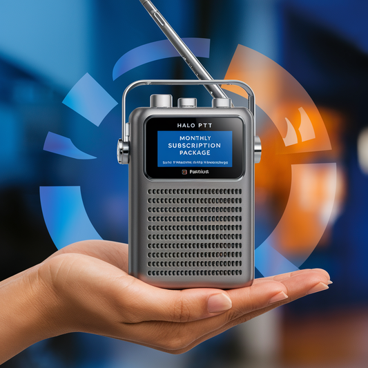 Monthly Halo PTT Radio Subscription Package: Stay Connected Seamlessly