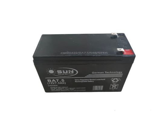Sun Solar Battery 7.5Ah 12V