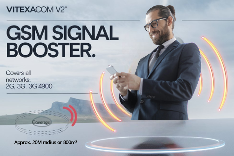 Vitexacom V2 GSM Signal Booster Kit for Medium Homes & Offices in Western Cape | Professional Installation Service