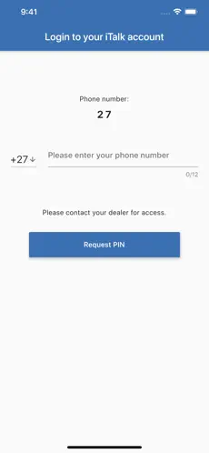 iTalkptt radio app for Android phones