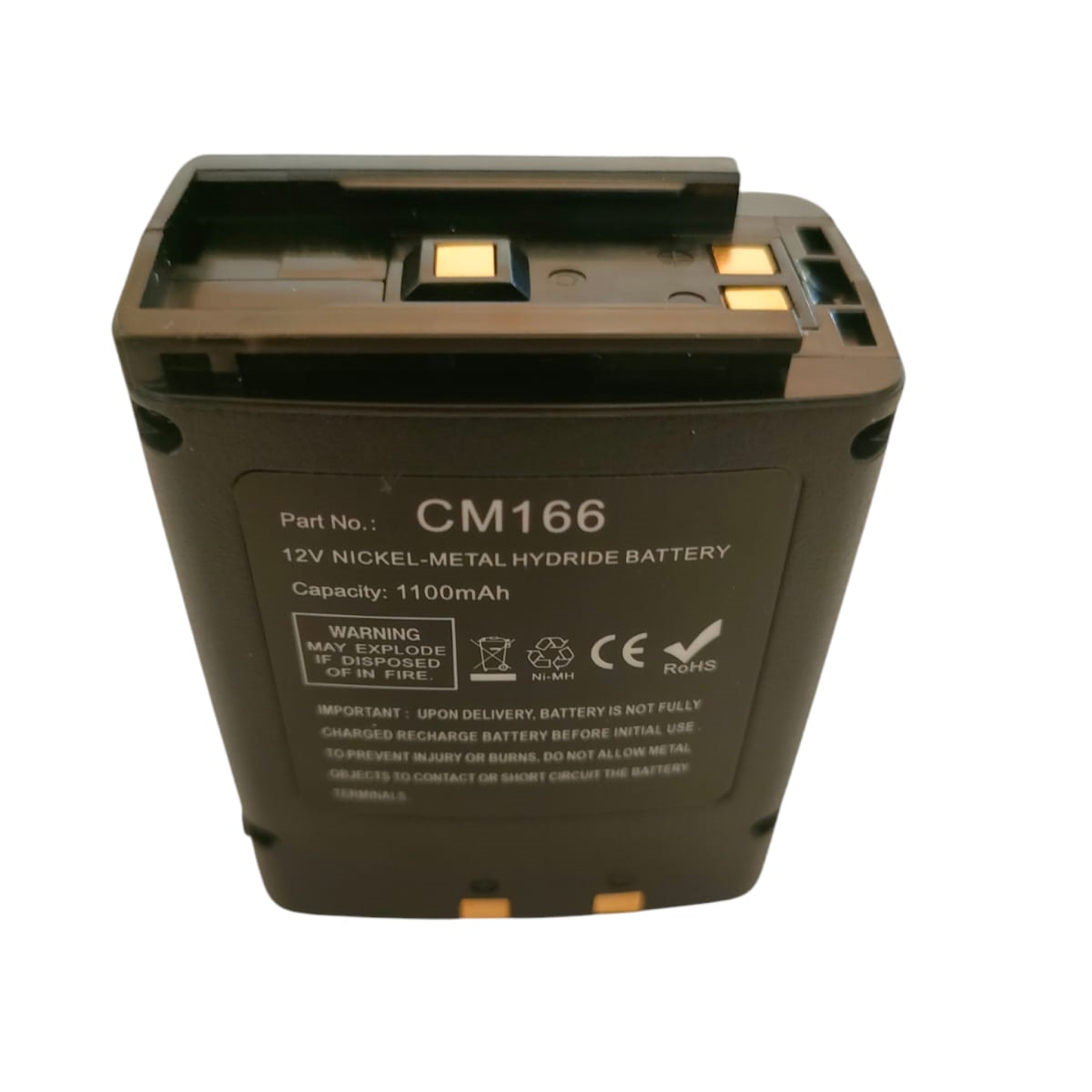 Icom CM166 Replacement Battery - Ni-MH 12V 1000mAh