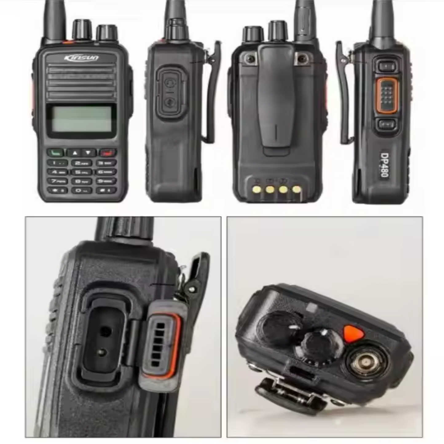 Kirisun DP480 VHF Digital DMR Handheld Radio - 136-174 MHz