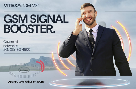 Vitexacom V2 GSM Signal Booster Kit for Medium Homes & Offices in Gauteng | Professional Installation Service